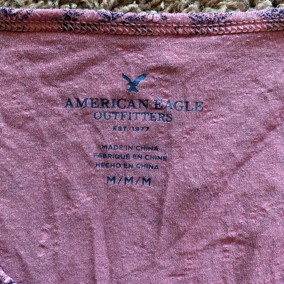 American Eagle Long Sleeve Cropped Top - Picture 2 of 2